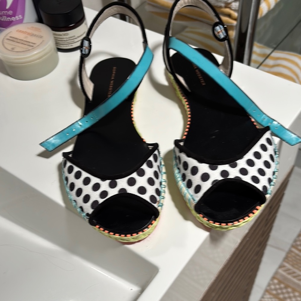 Sophia Webster designer sandals-adorable and colorful